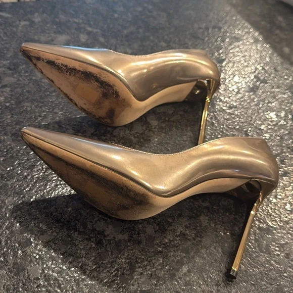 Jimmy Choo Romy Rose Gold Pumps